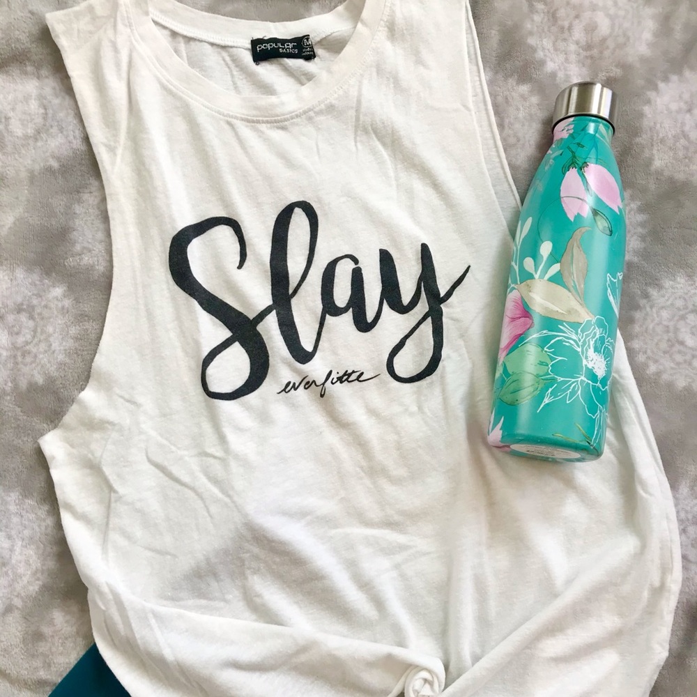 Slay Workout Muscle Tee